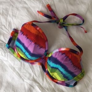 Victoria’s Secret Multi Color Retro Swim Top